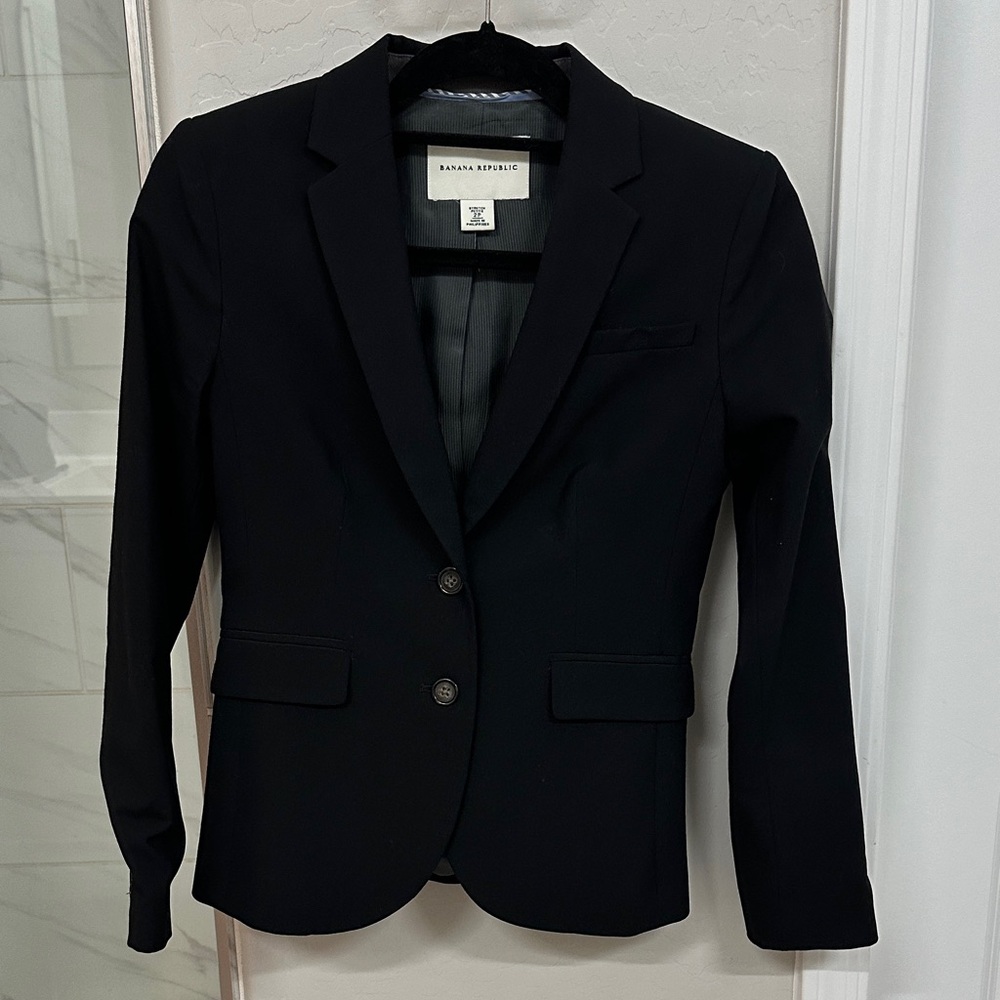 Banana Republic Black wool Suit Jacket